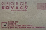 Kovacs P5042-077 Saber Light 20"W Bath Bar W/ Etched Opal Glass- Chrome *read*. Fixed Price $54.99.