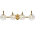 Savoy House 8-3981-4-322 Addison Vanity, 4-LIGHT 240 Total Watts, Warm Brass. Fixed Price $236.80.