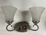 Quoizel DH8602AN Two-light Sconce In Antique Nickel. Fixed Price $69.95.