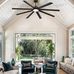 Yitahome 80 Inch Industrial Ceiling Fan With Light And Remote, Large. Fixed Price $248.45.