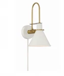 Crystorama Medford Light Wall Mount, White MED-B5501-WH. Fixed Price $179.10.