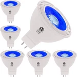MR16 Led Blue Bulbs 50W Equivalent 6W 12V GU5.3 Bi-pin Landscape Lights Pack. Fixed Price $27.72.
