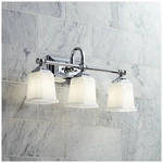 Quoizel Nicholas 22" Wide Polished Chrome Bathroom Light. Fixed Price $199.99.