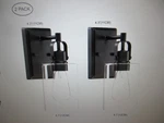 Hukoro 4. 7-IN. 1-LIGHT Bronze Vanity 2PK. Fixed Price $27.50.
