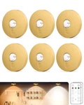 Rechargeable Puck Lights, 6-PACK Led Tap With Remote, 1500MA... Fast Ship. Fixed Price $46.99.