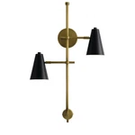Kichler Sylvia Light Wall Sconce, Black - 52174BK. Fixed Price $429.99.
