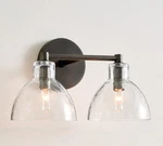 Pottery Barn - Bridget Recycled Glass Double Sconce (14") 4532583 New Sale. Fixed Price $113.00.