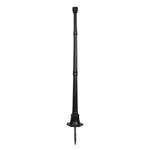 Gama Sonic 64-IN Black Cast Aluminum Outdoor Pathway Solar Lamp Post DPEZ5F0. Fixed Price $123.16.