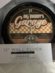 Clock Big Daddy's Garage 12 Inch Wall With Led Lights Retro House. Fixed Price $29.99.
