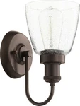 Quorum International 548-1 Bronze Single Light 5-1/2"W Bathroom Sconce. Fixed Price $98.00.
