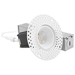 Luxrite 1 Inch Led Trimless Recessed Lighting With Junction Box, 5CCT 2700K 3.... Fixed Price $118.63.