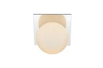Elegant Lighting LD7304W7 Jillian 8" Tall Bathroom Sconce - White. Fixed Price $48.40.