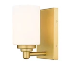 Z-lite 485-1S Soledad 8" Tall Wall Sconce Gold. Fixed Price $66.30.