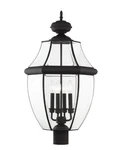 New 29" Outdoor Post Top Lantern Black 2358-04 Livex Monterey OS574. Fixed Price $449.99.
