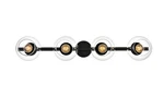 Elegant Lighting LD7320W37 Rogelio 4 7" Tall Bathroom - Black. Fixed Price $94.60.