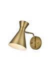 Elegant Lighting LD2353 Halycon 8" Tall Bathroom Sconce - Gold. Fixed Price $86.00.