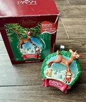 Carlton Cards Heirloom - Rudolph's First Crush Ornament Lights & Sound Working. Fixed Price $17.99.