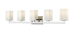 Tidal 5-LIGHT Bathroom Vanity In Chrome. Fixed Price $328.00.