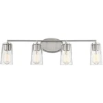 Savoy House Lighting 8-7045-4-SN Sacremento Bathroom Vanity Satin Nickel. Fixed Price $322.00.
