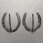 Set Of 2 Real Horseshoe Wall Hooks - Rustic Western Decor. Fixed Price $29.99.