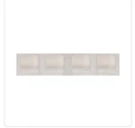 Alberson 5.1 In. W 4-LIGHT Brushed Nickel Integrated Led Vanity LIGHT(B550). Fixed Price $94.99.