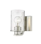 Z-lite 492-1S Beckett 7" Tall Bathroom Sconce Nickel. Fixed Price $96.90.