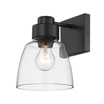 Golden Lighting 0314-1W Clr Remy 9" Tall Bathroom Sconce Black. Fixed Price $99.99.