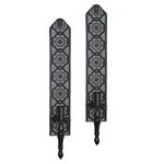 Vintage Black Wall Sconce Candle Holder With Intricate Pattern, Rustic Metal .... Fixed Price $31.67.