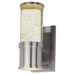 Nos Maxim Lighting Solid Bubble Glass Pillar Outdoor Wall Sconce Led 53685CLAL. Fixed Price $99.00.