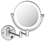 Kibi Circular Wall Mount Makeup Mirror With Led Lights & Dual-sided 1X/5X.... Fixed Price $59.99.