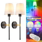 Depuley Battery Operated Wall Sconce: Rechargeable Lamp Set Of 2 With Re.... Fixed Price $46.10.