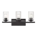 Golden Lighting 4309-BA3 Mercer 3-LIGHT 22"W Bathroom Vanity Matte Black. Fixed Price $149.99.
