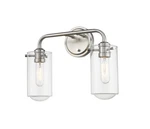 Z-lite 471-2V Delaney Light 15"W Bathroom Vanity Nickel. Fixed Price $82.09.