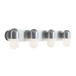 Afx Lighting Irvine 4 Lt 32" Led Vanity, Satin Nickel/frosted - IRVV3206LAJUDSN. Fixed Price $206.40.