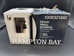 Hampton Bay Regan 4.5 In. 1-LIGHT Matte Black Bathroom Vanity Shades Read. Fixed Price $24.99.