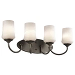 Kichler 45571 Bronze Aubrey 29"W 4-LIGHT Bathroom Vanity. Fixed Price $209.97.