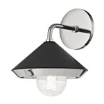 Mitzi Marnie 11" Wall Sconce Polished Nickel Black Brand New H139101-PN/BK. Fixed Price $25.46.