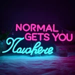 Wanxing Led Neon Sign For Wall Decor Normal Gets You Nowhere Light Usb P.... Fixed Price $28.46.