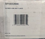 Brizo RP100326NK Invari 11-3/4" Shower Arm And Flange Luxe Nickel. Fixed Price $124.99.