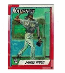 2025 Topps Shoebox Treasures - First Light #5 James Wood Logo Laminate /35. Fixed Price $59.99.