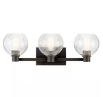 Kichler Harmony 24.5 In. 3-LIGHT Olde Bronze Transitional Bathroom Vanity. Fixed Price $75.99.
