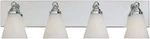 Designers Fountain 6494-CH Hudson Bathroom Vanity Light Fixture, Silver. Fixed Price $57.59.
