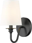 7509-1S-MB Gianna Wall Sconce, 1-LIGHT 60 Watts, Matte Black. Fixed Price $156.99.