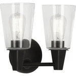 Robert Abbey Wheatley Clear Vanity Light 2 11"W - Bronze. Fixed Price $483.00.