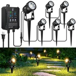 Yasizesou Plug-and-play Voltage Landscape Lighting Kit 6-PACK Lights. Fixed Price $128.49.