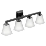 Moen YB5164BL Matte Black Four Globe Bath Light. Fixed Price $375.20.