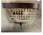 Portfolio Breely Antique Pewter Wall Sconce Glass Bead New Open Box 0759829. Fixed Price $29.09.