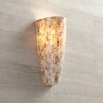Isola Modern Wall Light Sconce Mosaic Pearl Glass Hardwired 5" Fixture Bedroom. Fixed Price $124.99.