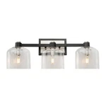 Artcraft Lighting AC11693NB Lyndon 25" Wide Vanity Light, Black / Brushe. Fixed Price $120.00.