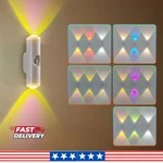 Rgb Motion Sensor Night Light Rechargeable Magnetic Wall Lamp. Fixed Price $15.00.